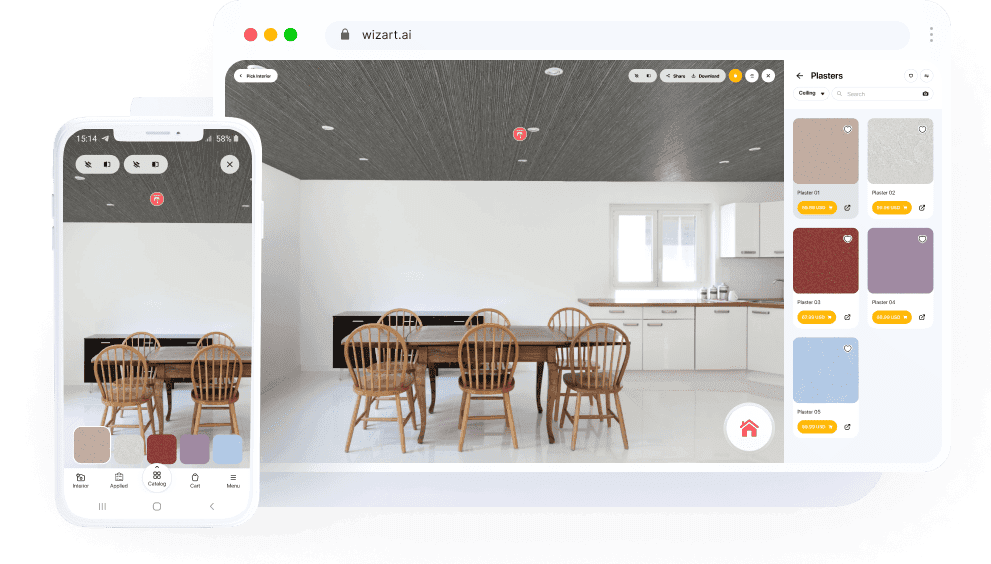 virtual ceiling designer
