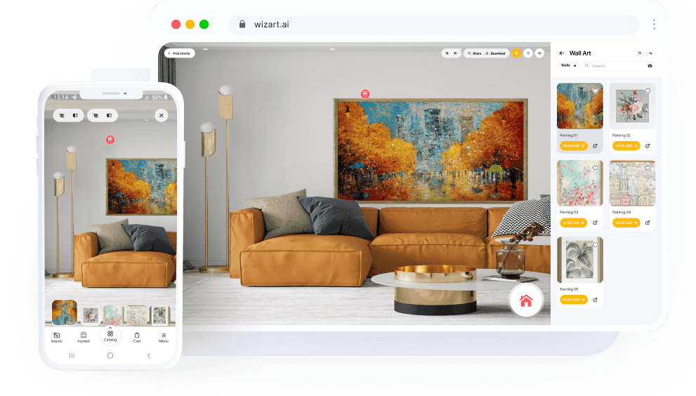 art visualizer tool