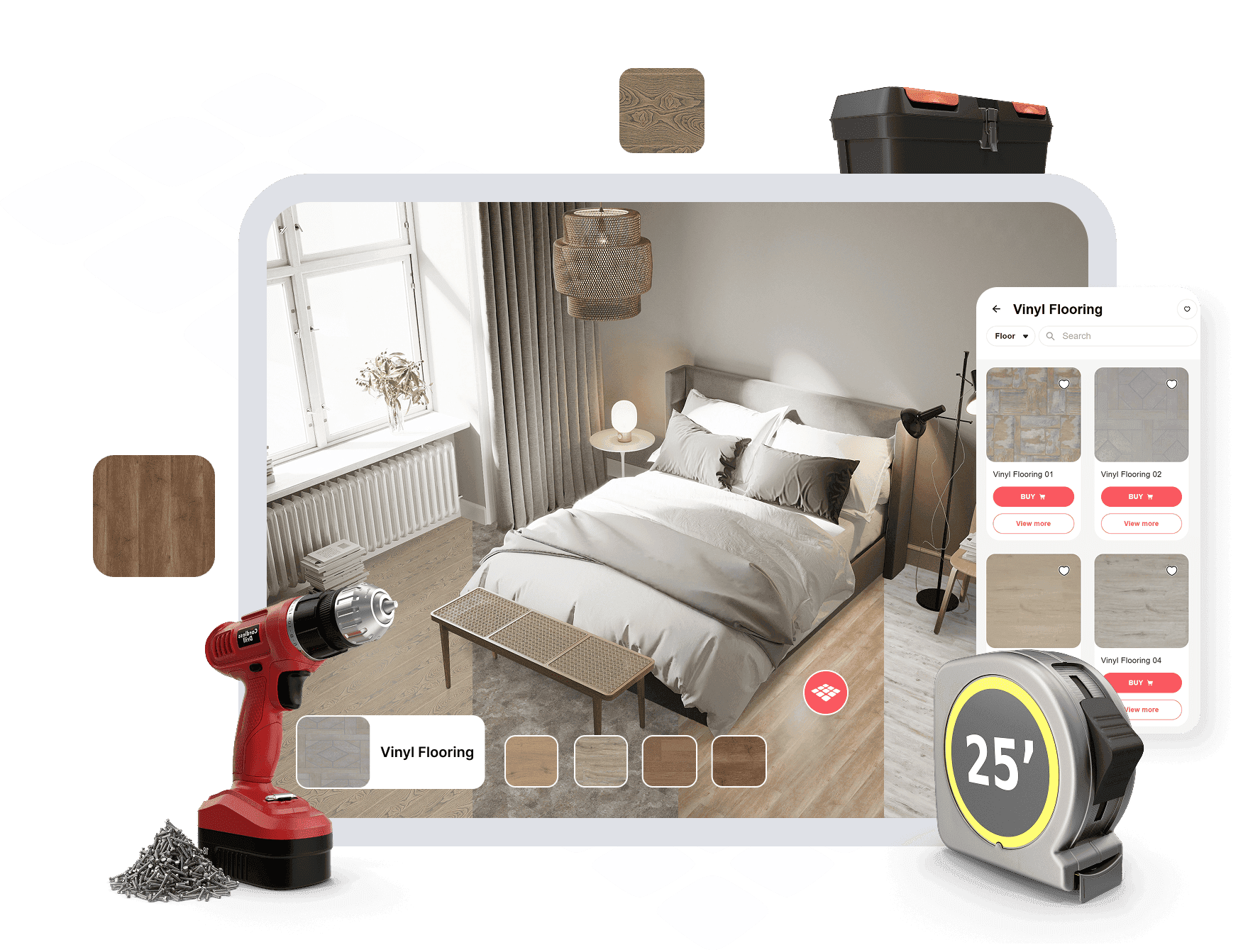 vinyl flooring room visualizer