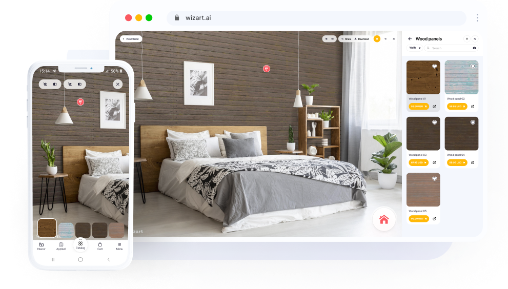 Wall Panels Visualizer Wizart